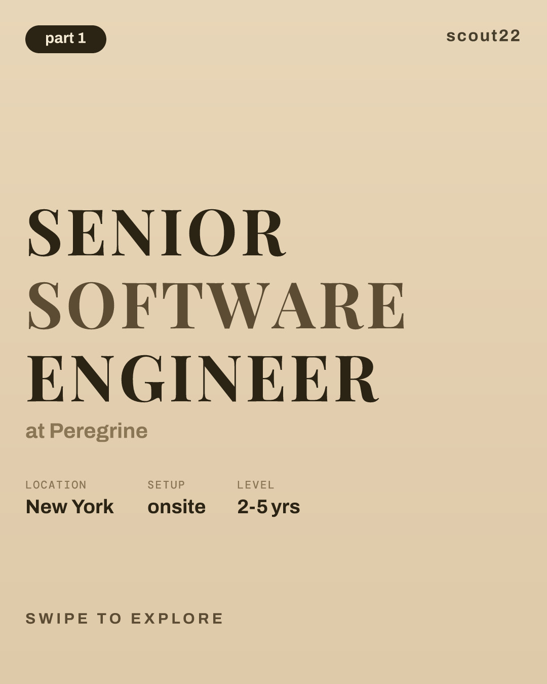 Senior Software Engineer at Peregrine