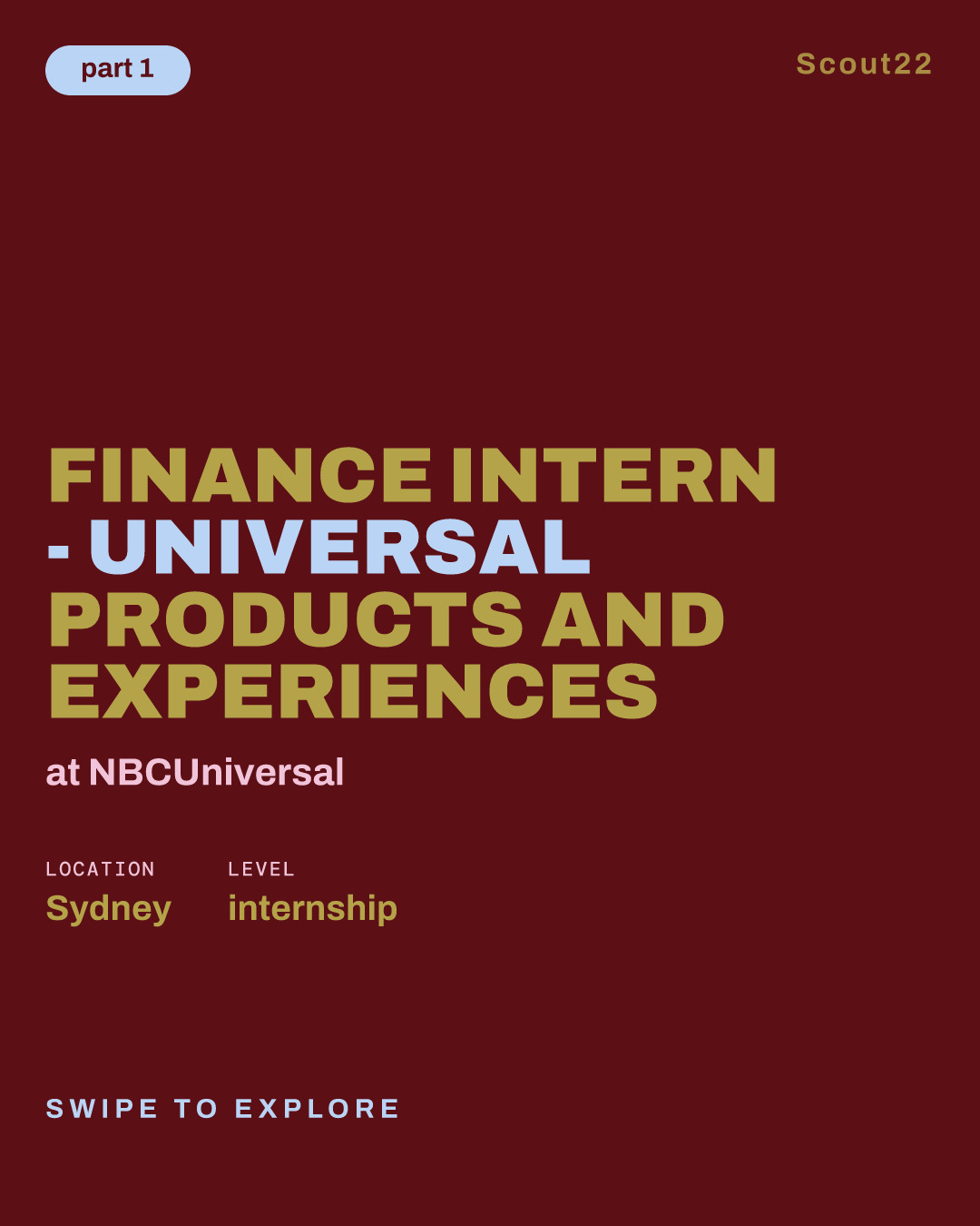 Finance Intern - Universal Products and Experiences at NBCUniversal