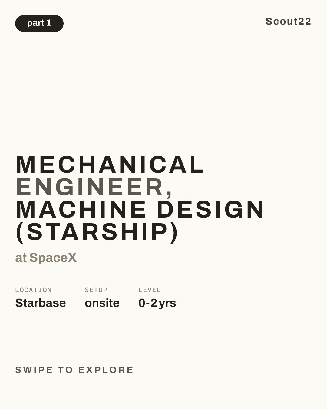 Mechanical Engineer, Machine Design (Starship) at SpaceX