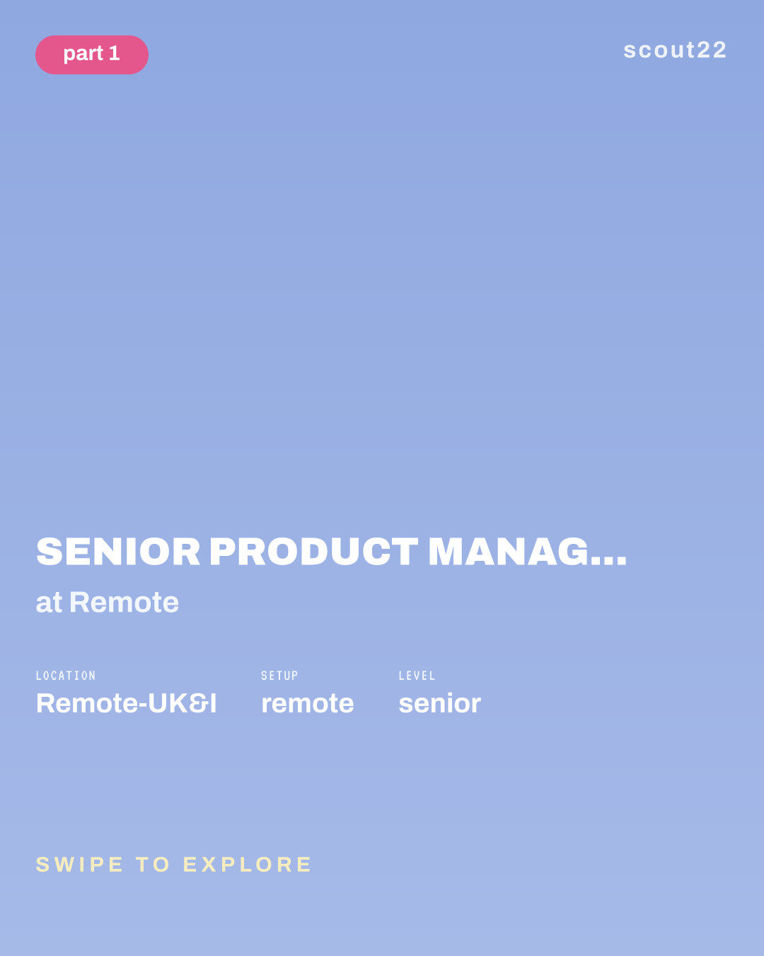 Senior Product Manager, Remote Build at Remote