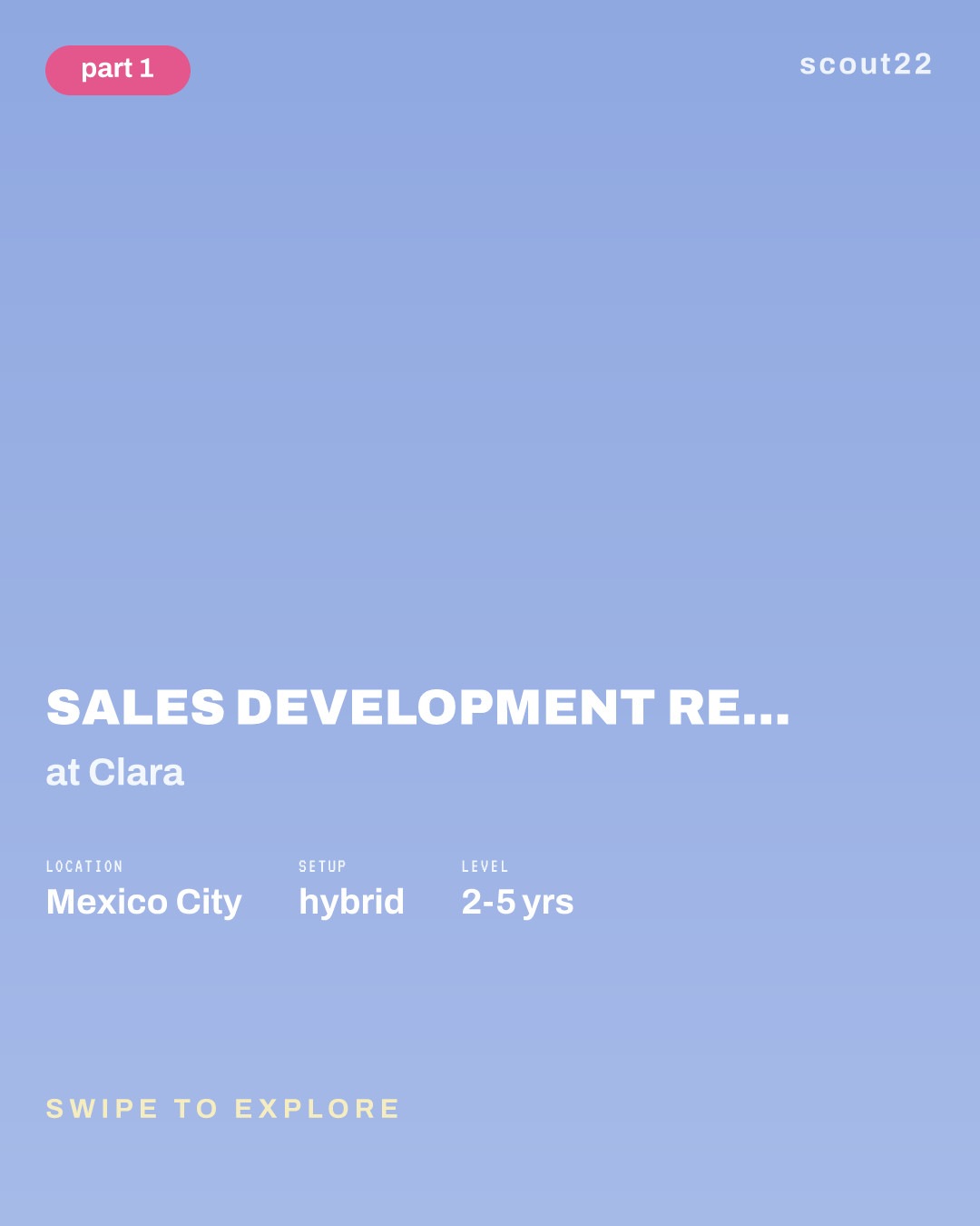Sales Development Representative (AI & Automation) - Mexico City (Hybrid) at Clara