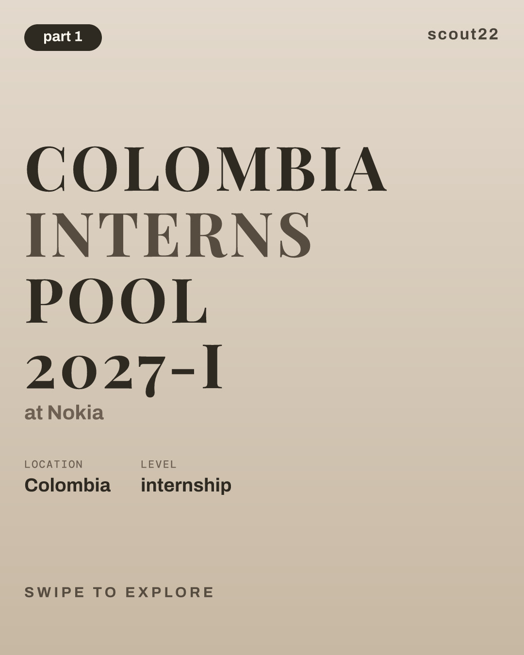 Colombia Interns Pool 2027-I at Nokia