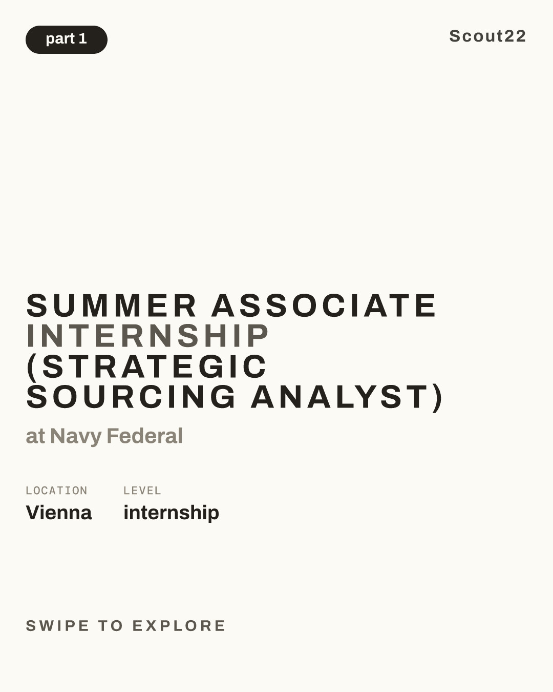 Summer Associate Internship (Strategic Sourcing Analyst) at Navy Federal