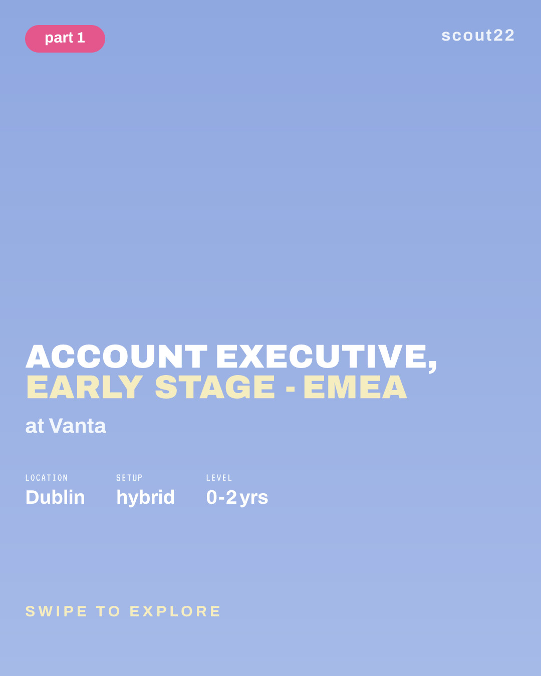 Account Executive, Early Stage - EMEA at Vanta