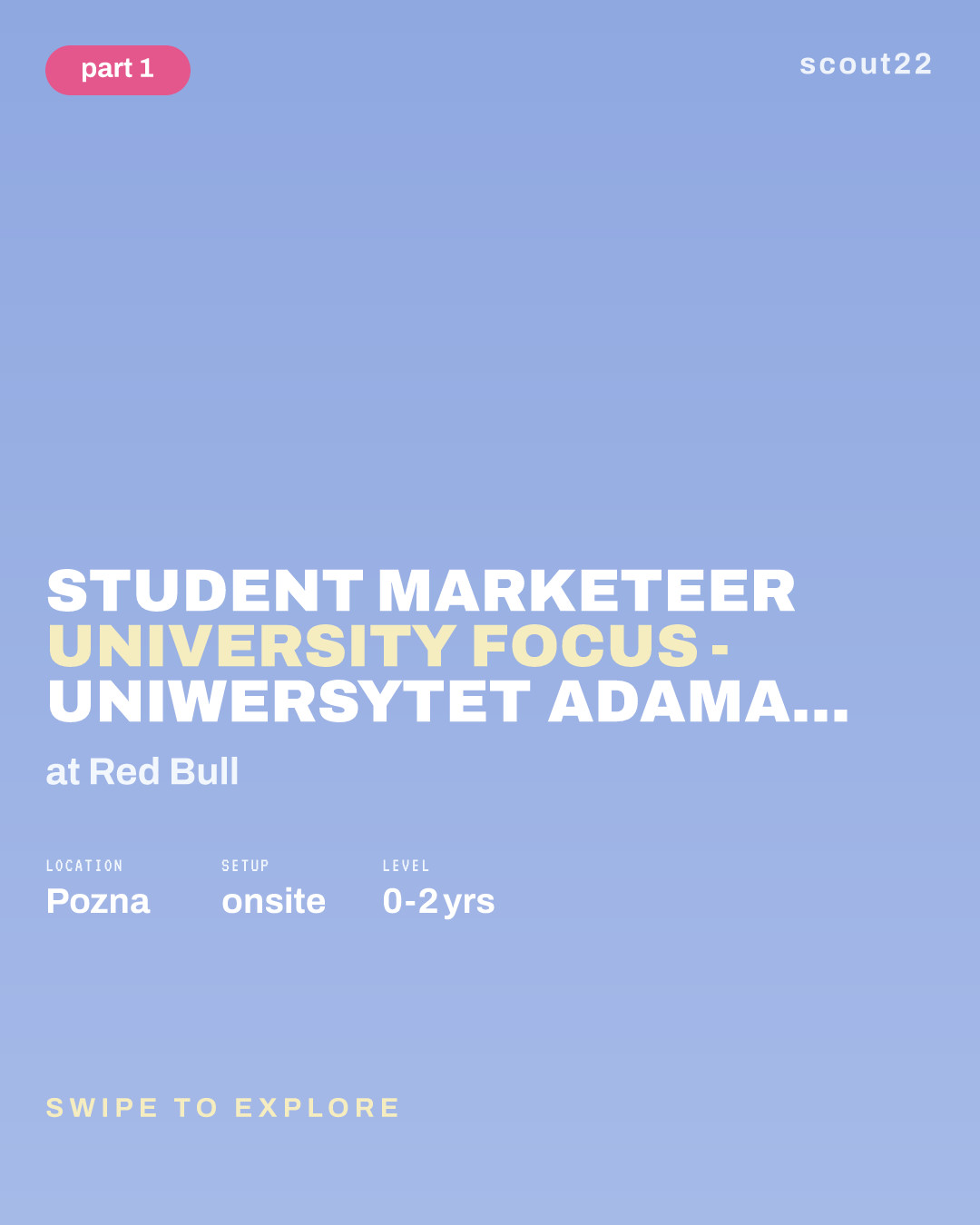 Student Marketeer University Focus - Uniwersytet Adama Mickiewicza w Poznaniu at Red Bull