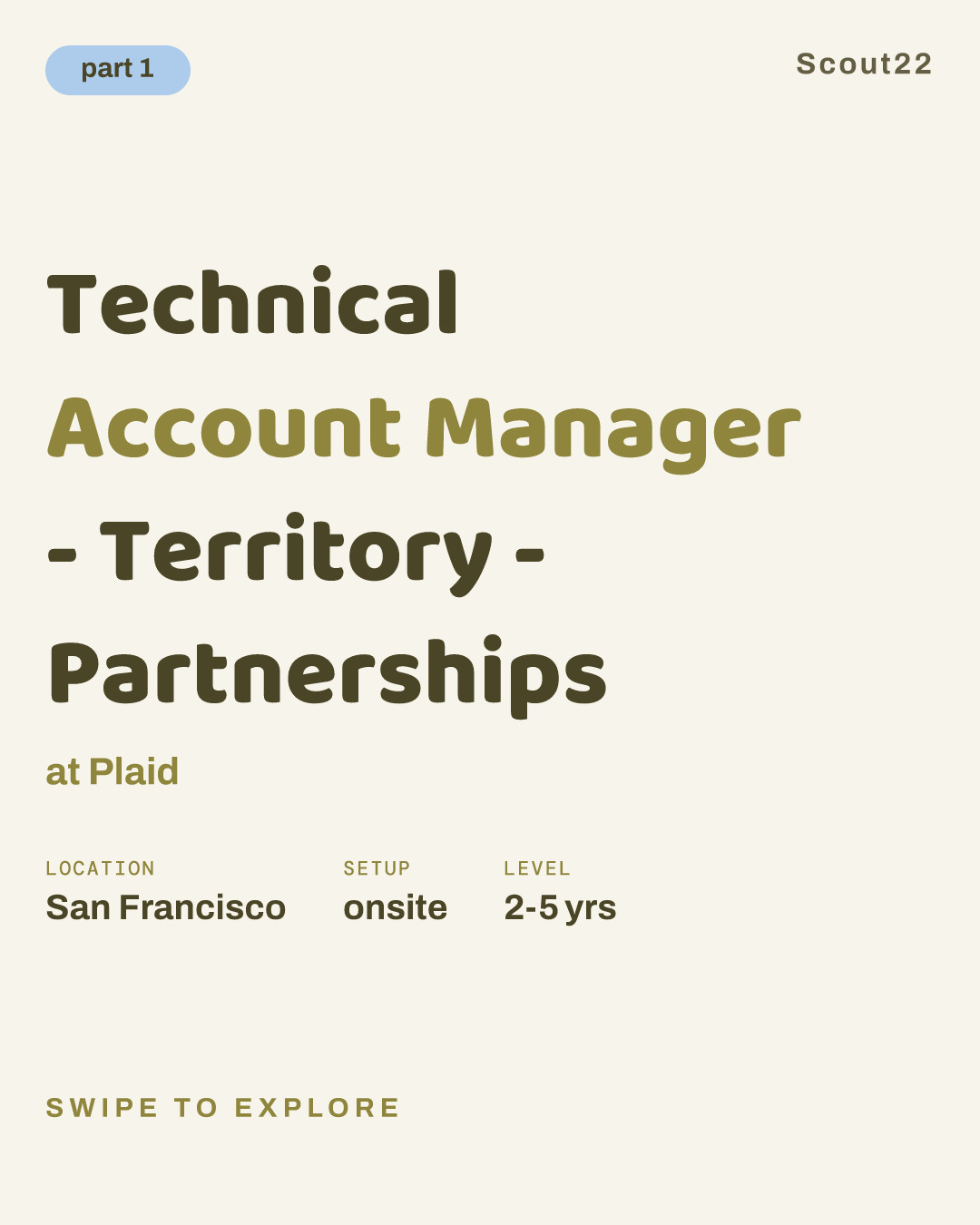 Technical Account Manager - Territory - Partnerships at Plaid