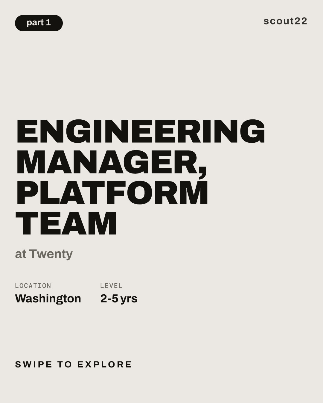 Engineering Manager, Platform Team at Twenty