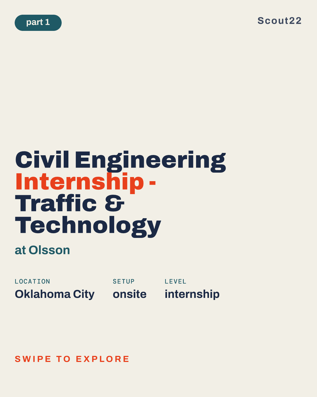 Civil Engineering Internship - Traffic & Technology at Olsson