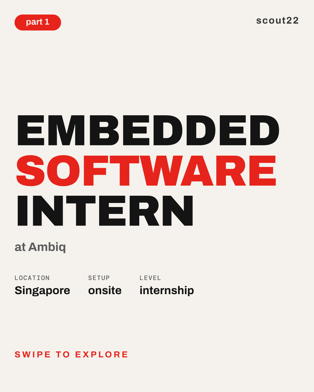 Embedded Software Intern at Ambiq