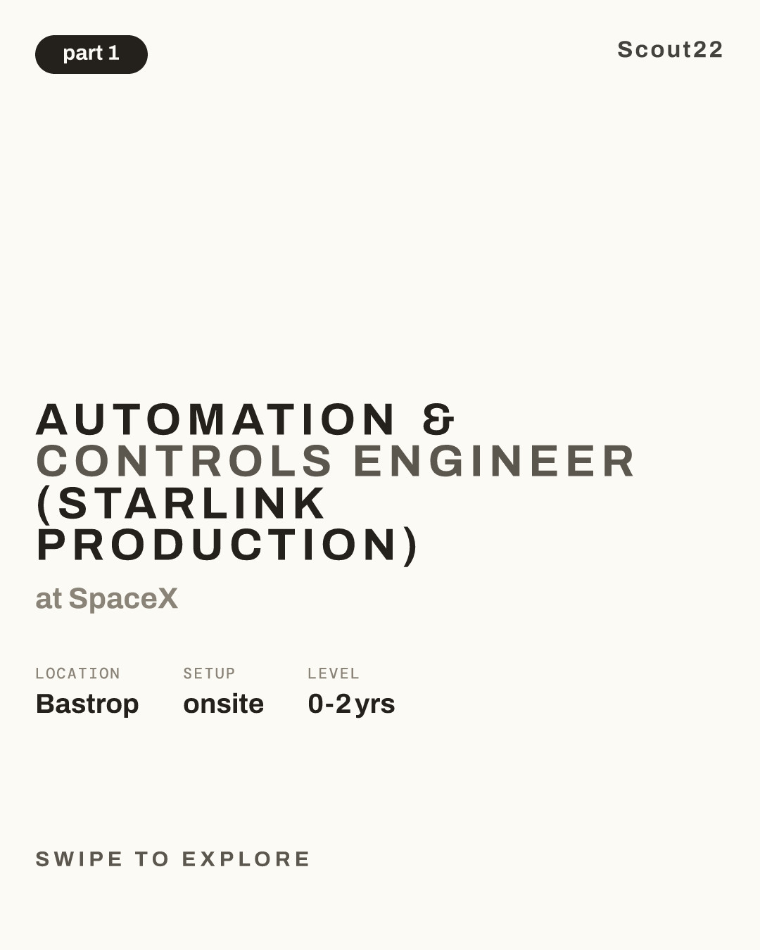 Automation & Controls Engineer (Starlink Production) at SpaceX