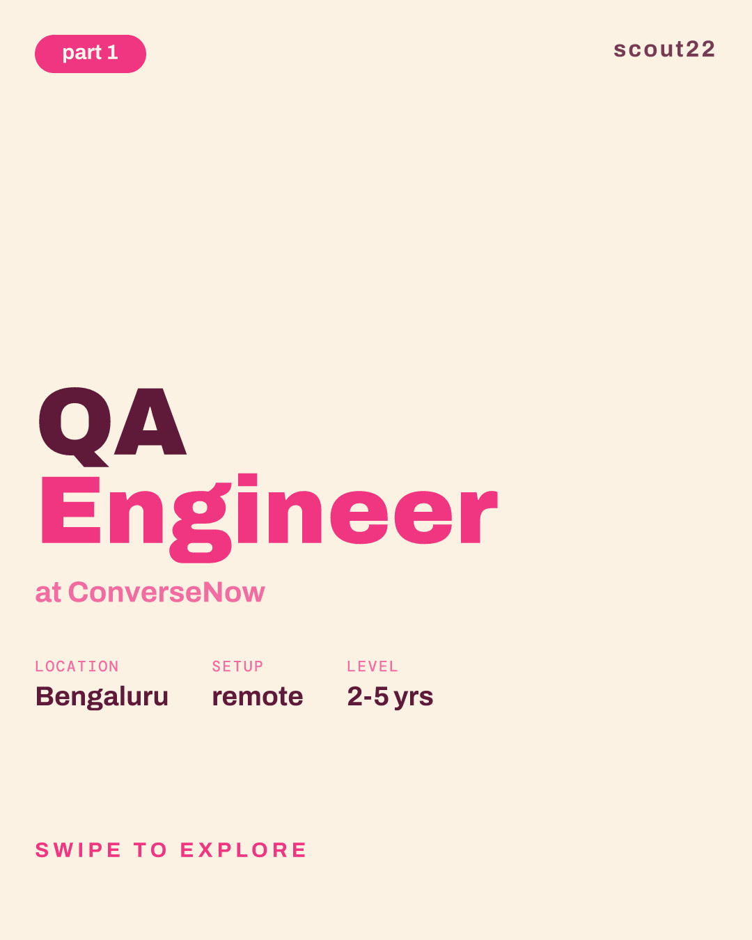 QA Engineer at ConverseNow
