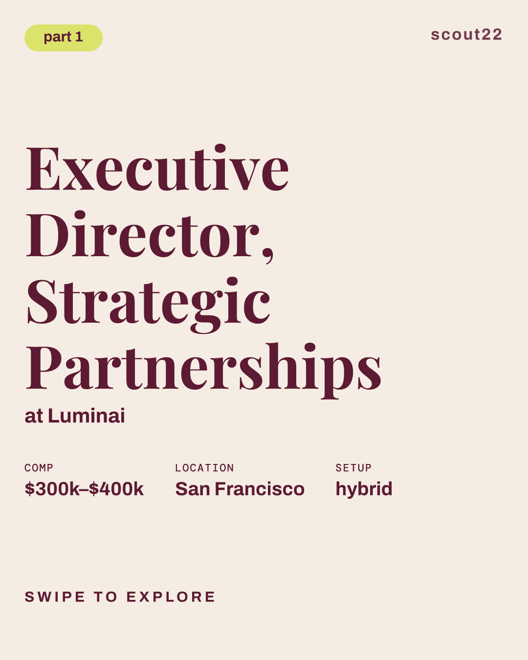 Executive Director, Strategic Partnerships at Luminai