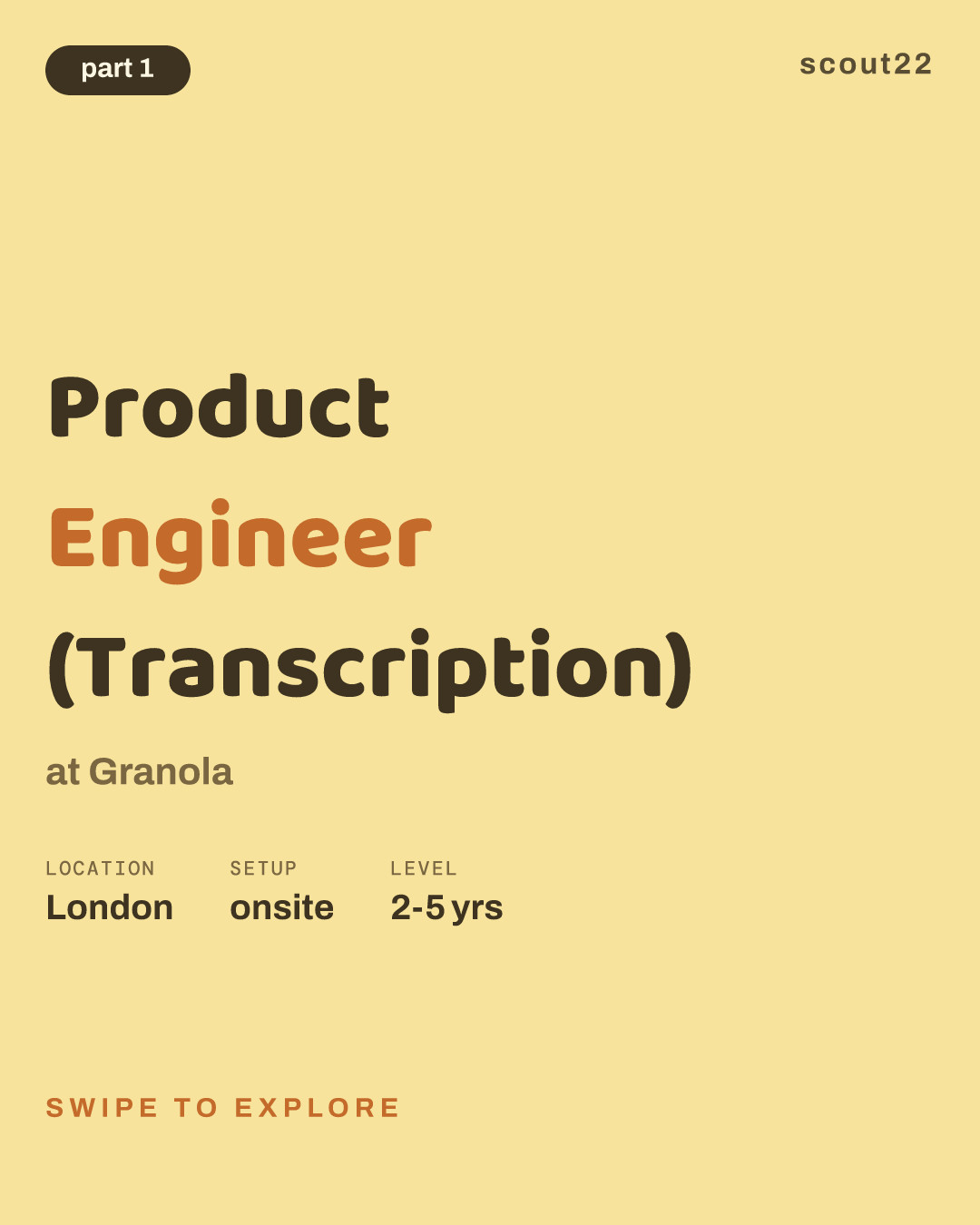 Product Engineer (Transcription) at Granola