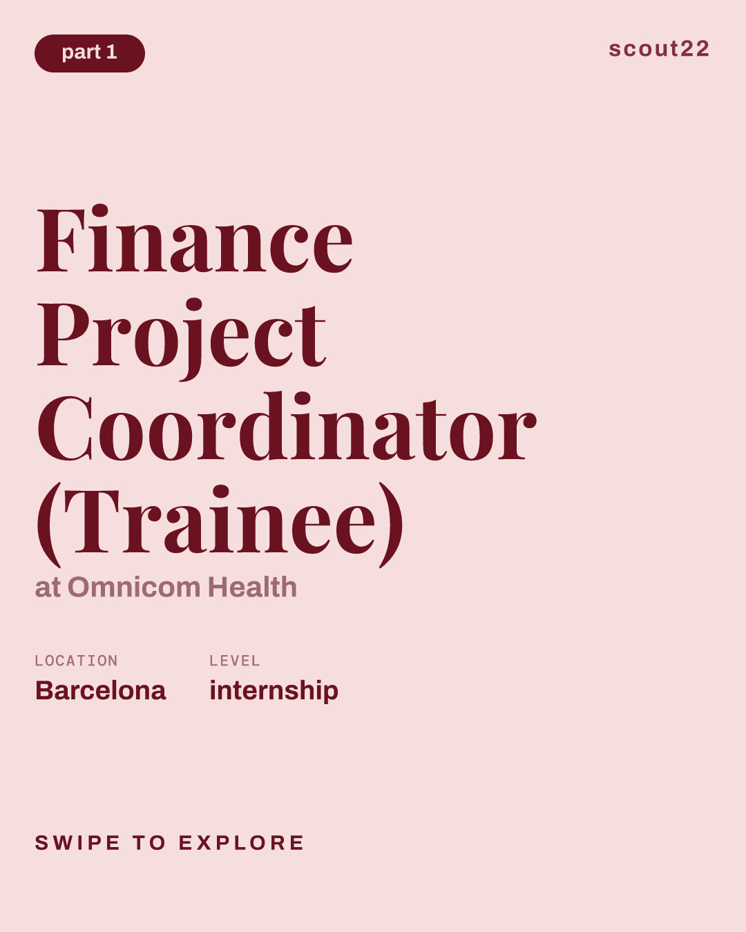Finance Project Coordinator (Trainee) at Omnicom Health