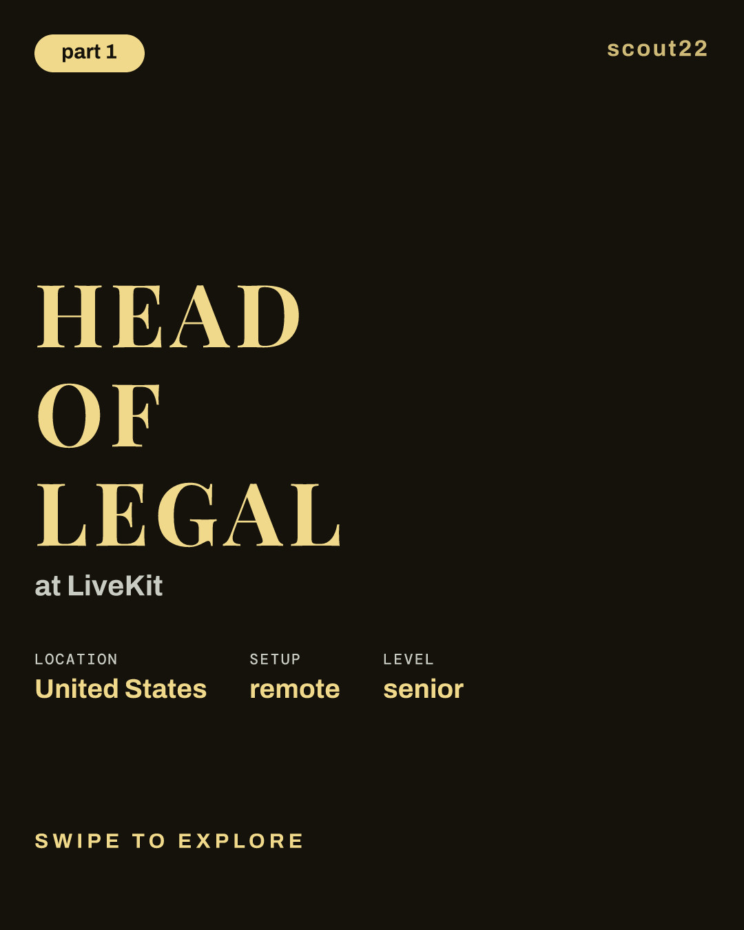 Head of Legal at LiveKit