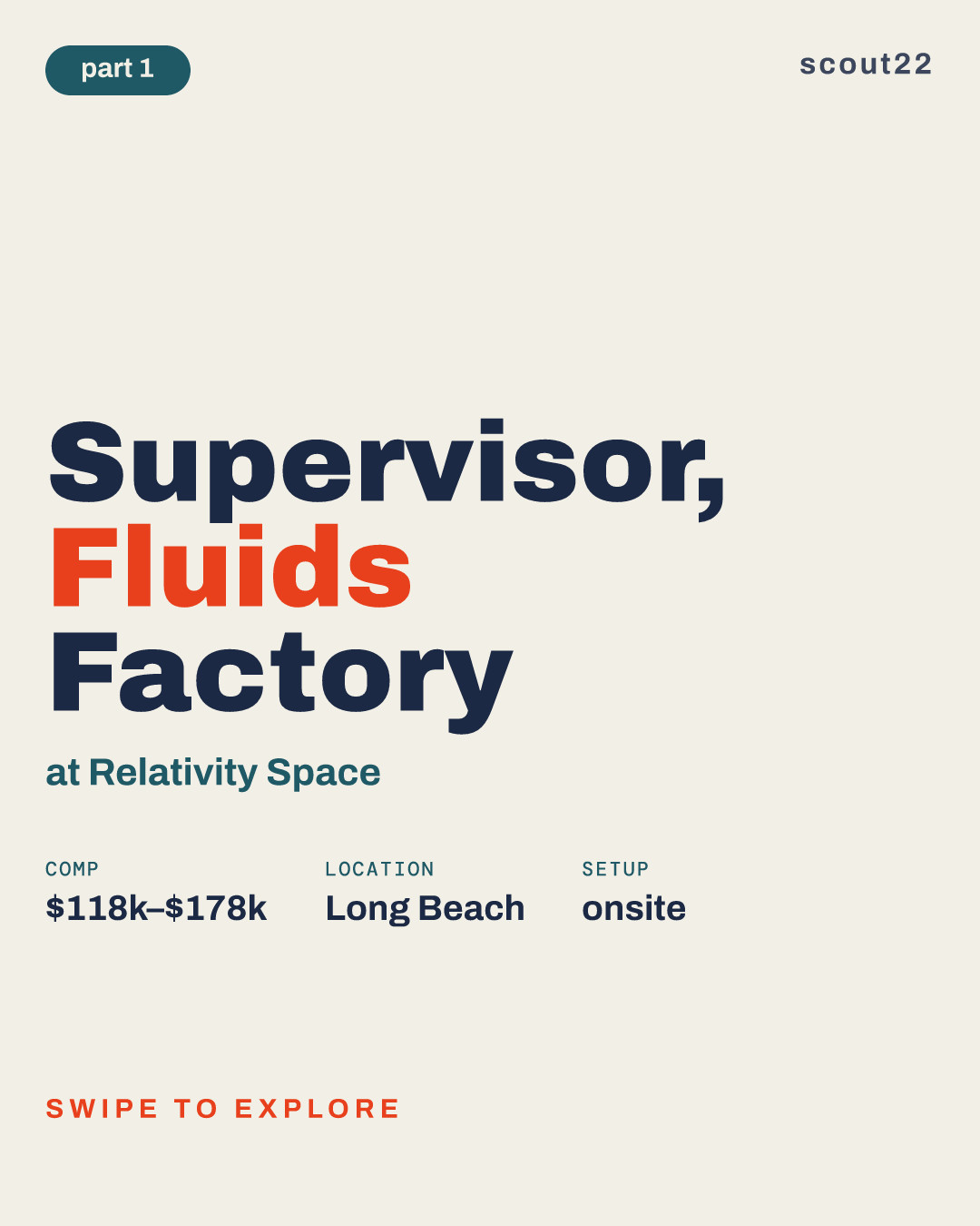 Supervisor, Fluids Factory at Relativity Space