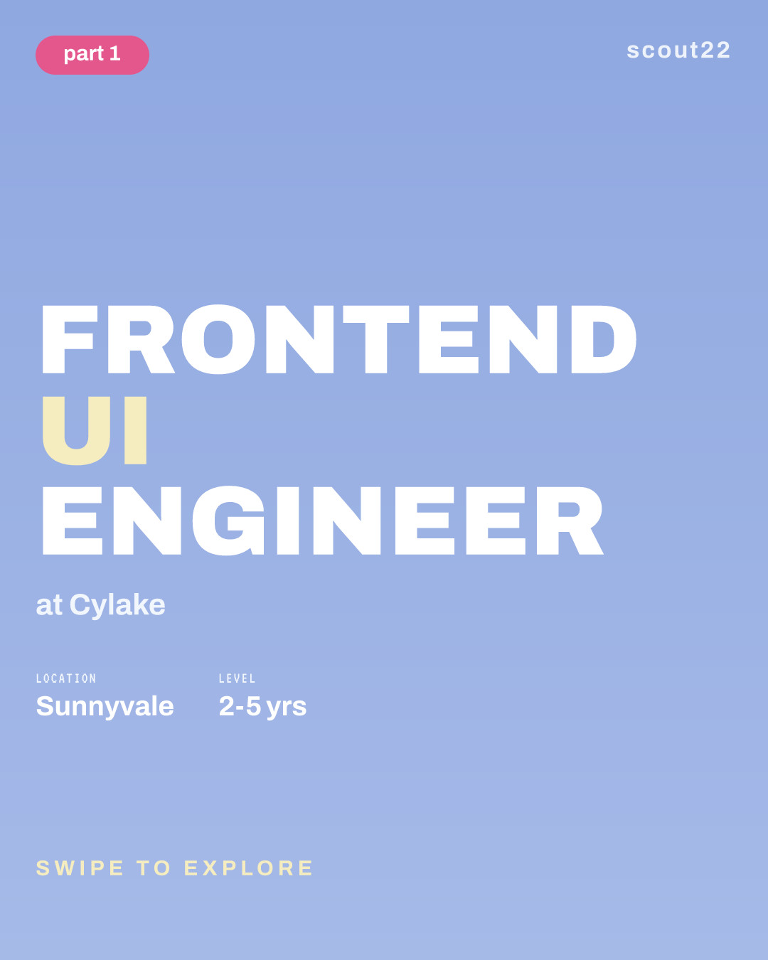 Frontend UI Engineer at Cylake