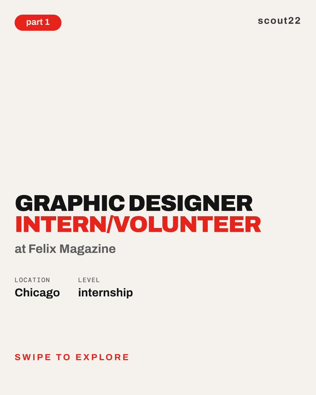 Graphic Designer Intern/Volunteer at Felix Magazine