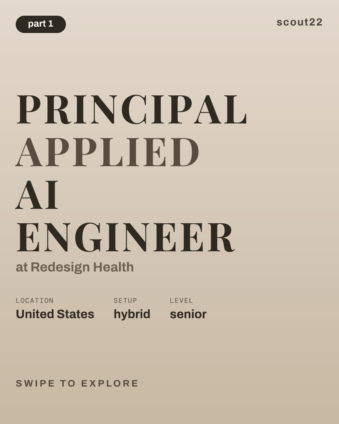 Principal Applied AI Engineer at Redesign Health