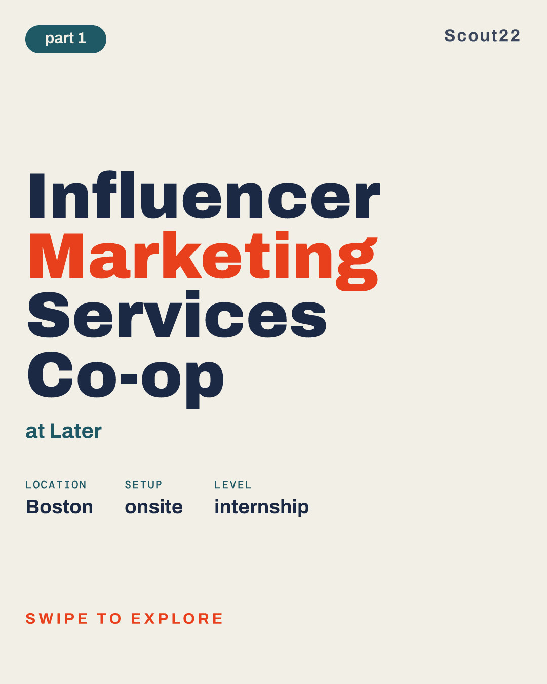 Influencer Marketing Services Co-op at Later