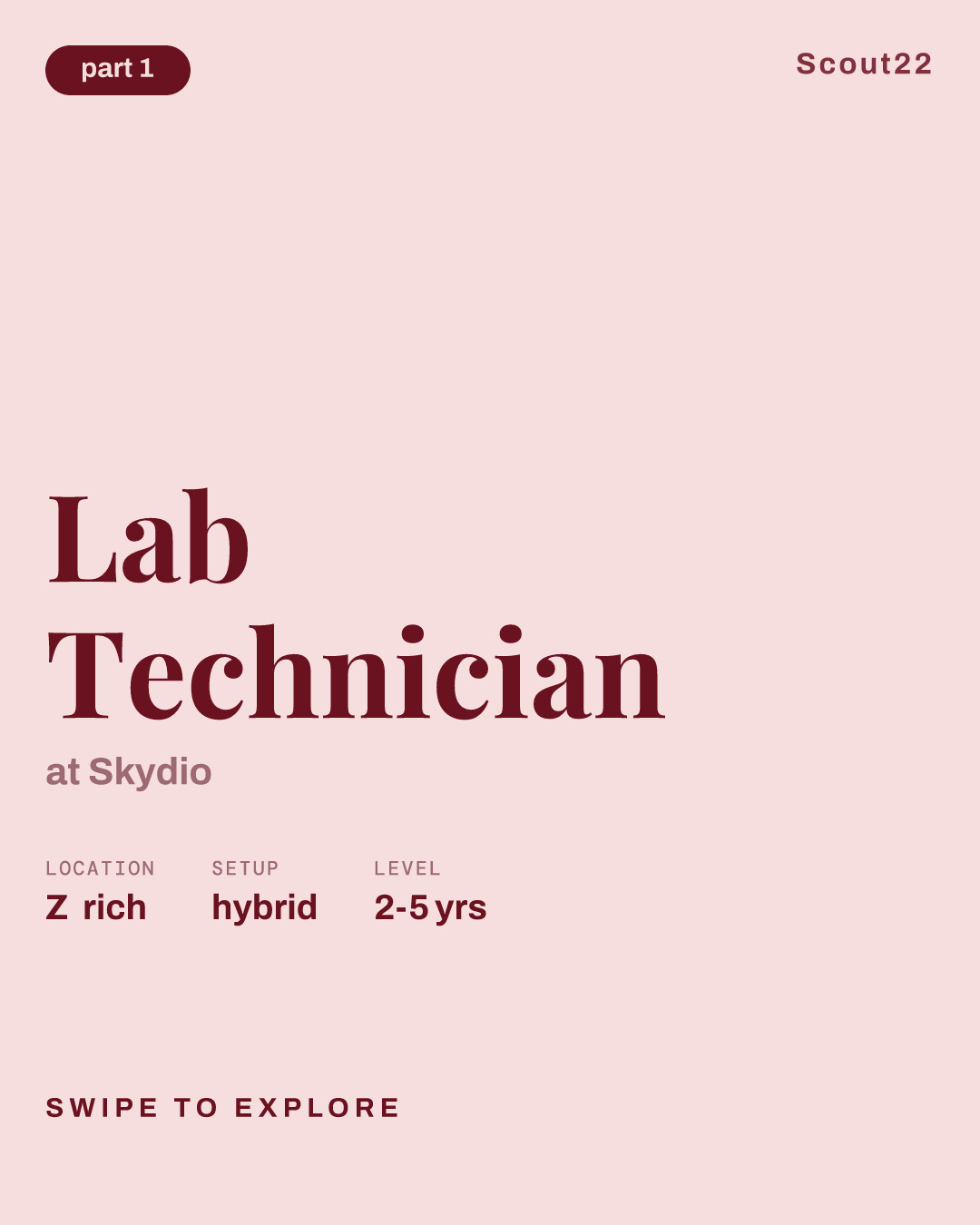Lab Technician at Skydio