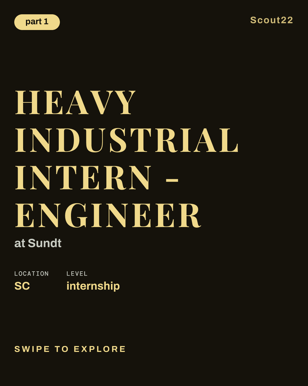 Heavy Industrial Intern - Engineer at Sundt