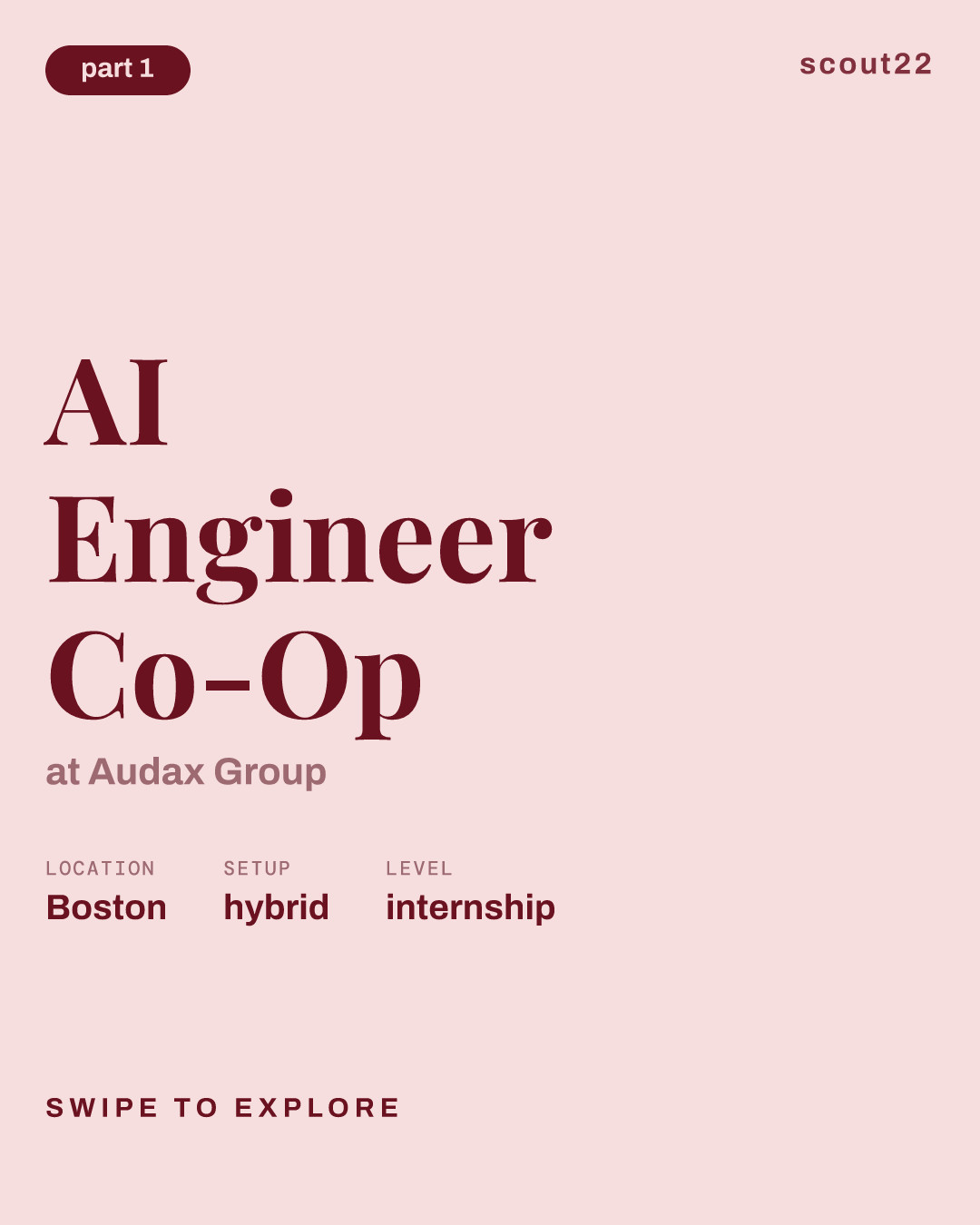 AI Engineer Co-Op at Audax Group