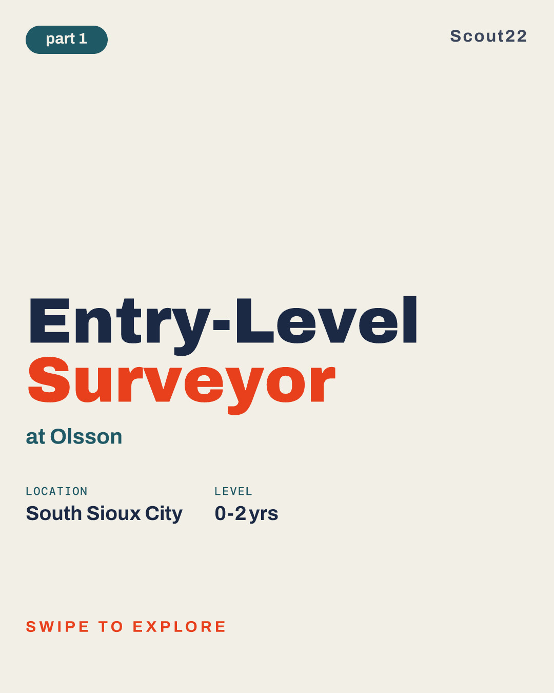 Entry-Level Surveyor at Olsson