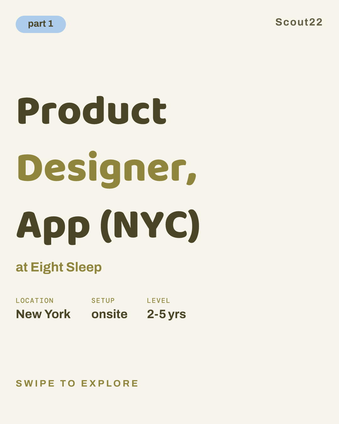 Product Designer, App (NYC) at Eight Sleep