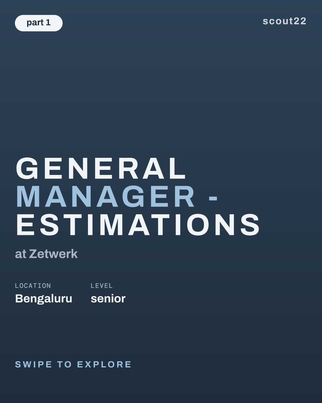General Manager - Estimations at Zetwerk