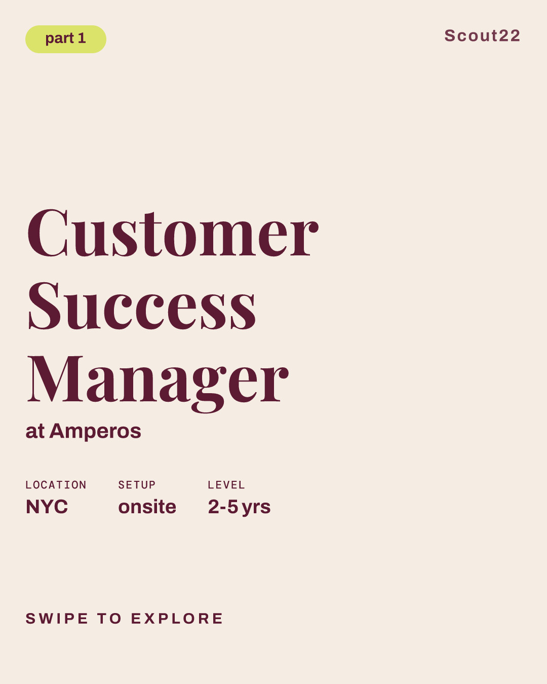 Customer Success Manager at Amperos