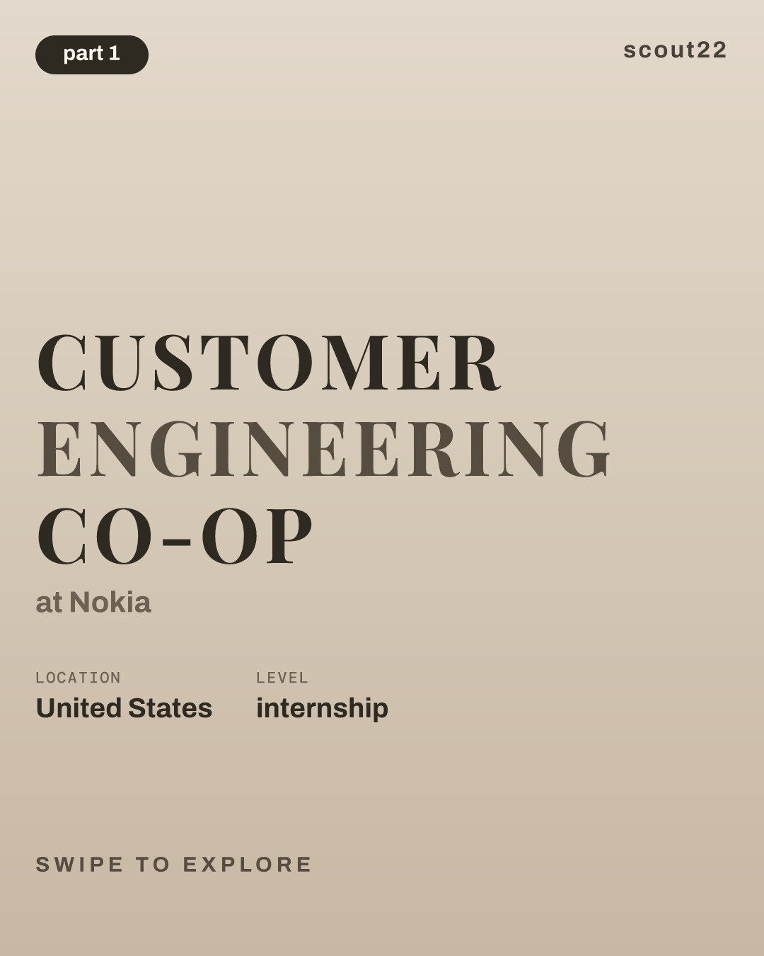 Customer Engineering Co-op at Nokia