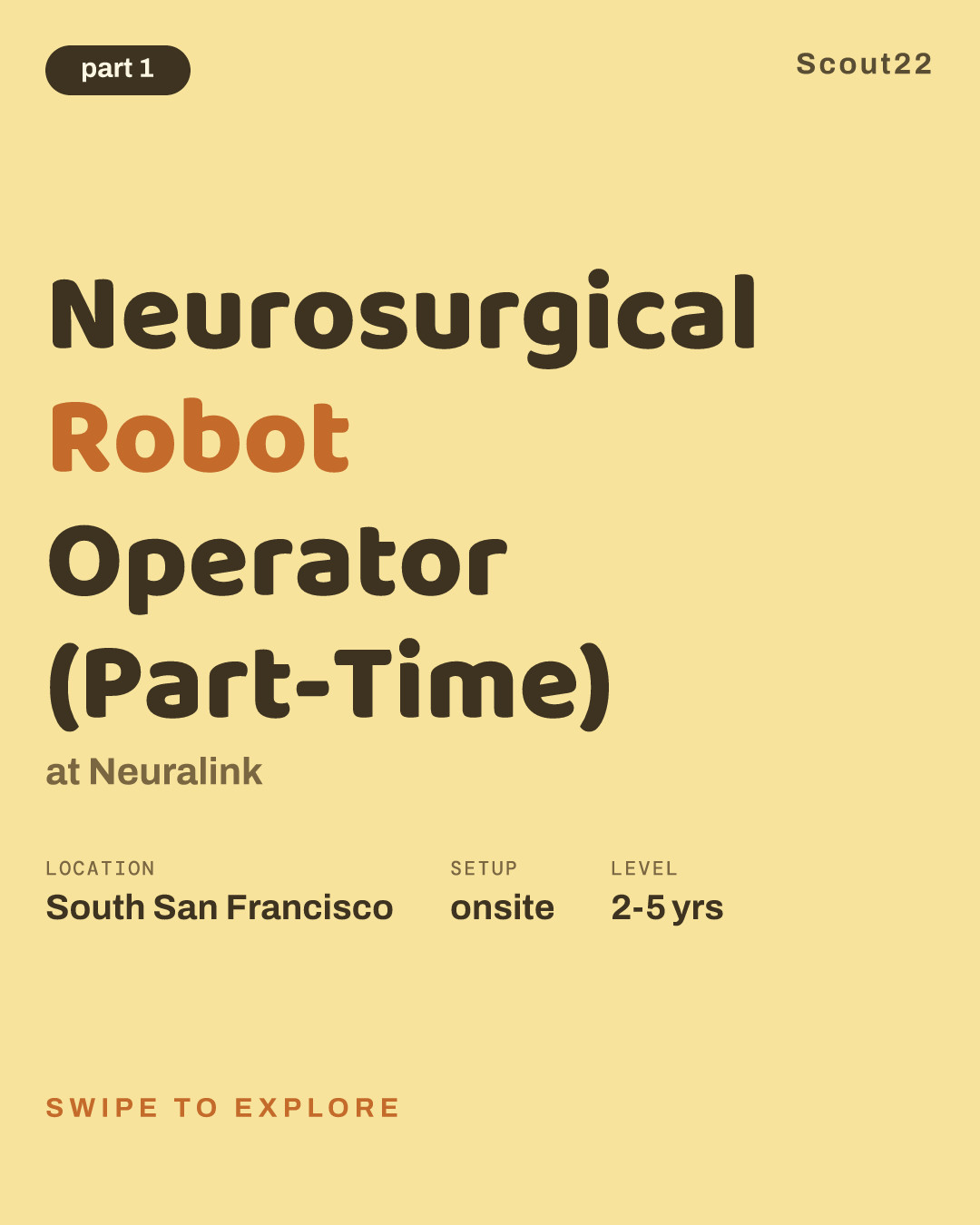 Neurosurgical Robot Operator (Part-Time) at Neuralink