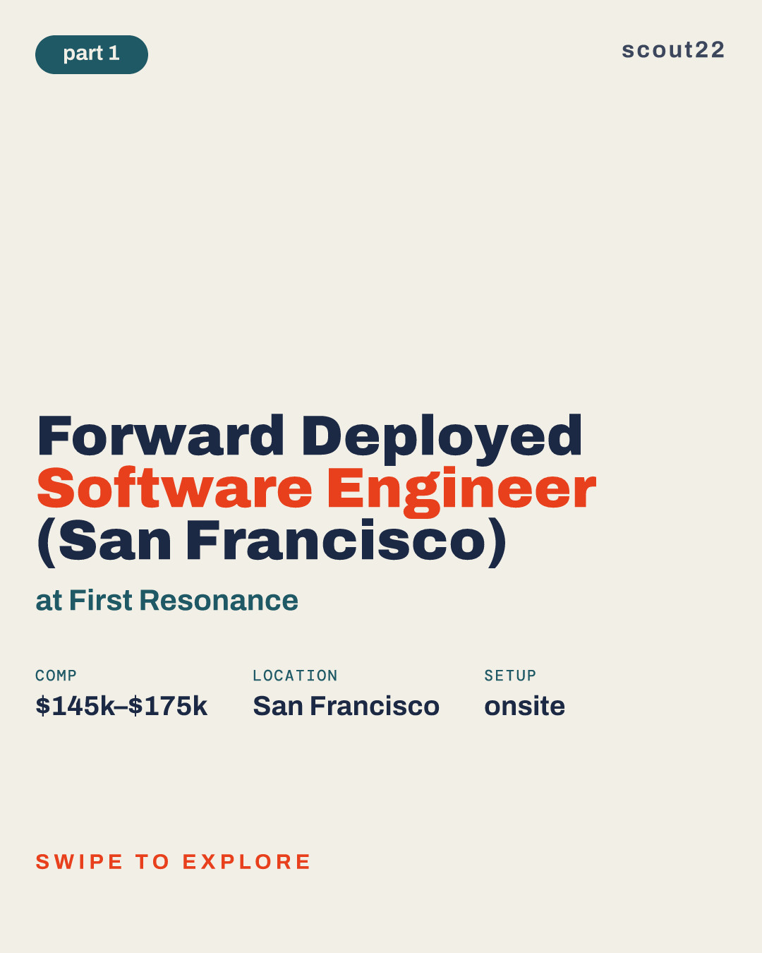 Forward Deployed Software Engineer (San Francisco) at First Resonance