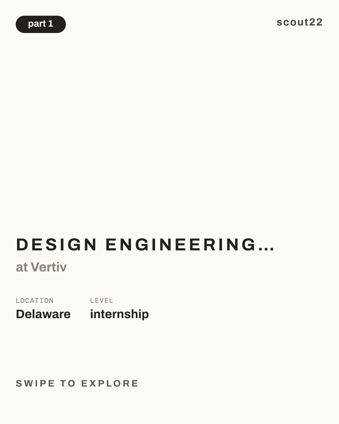 Design Engineering Internship (Summer 2027) at Vertiv