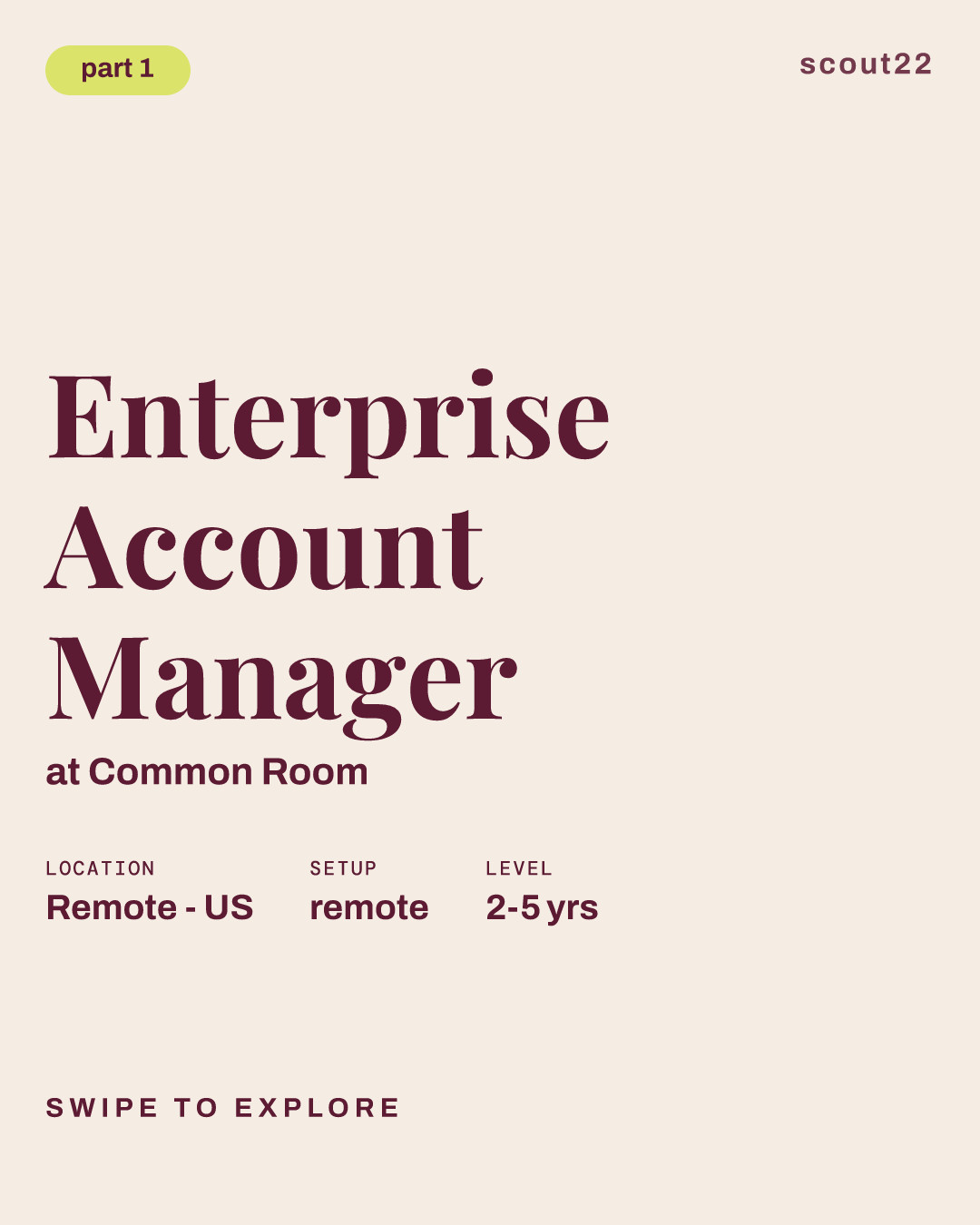 Enterprise Account Manager at Common Room
