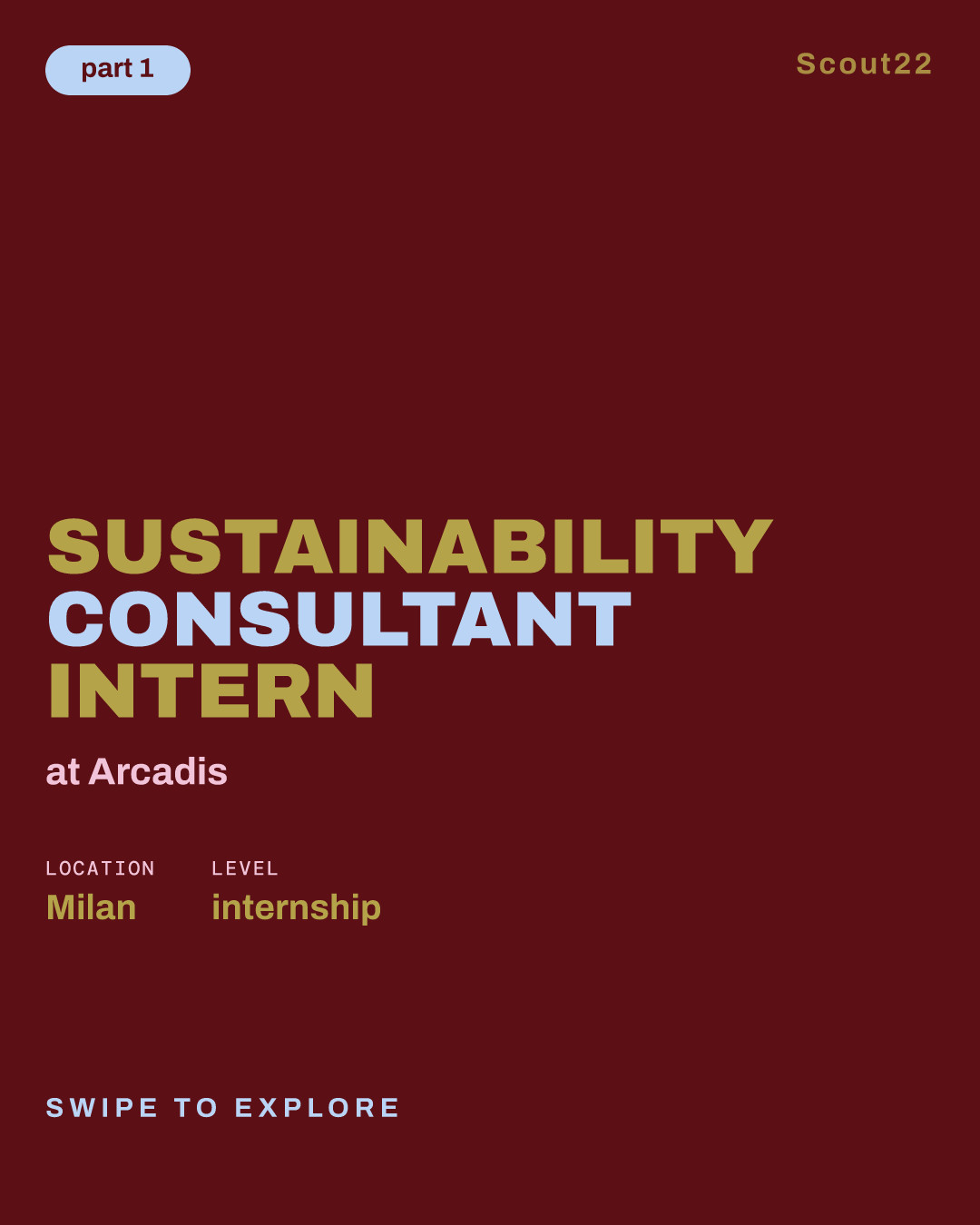 Sustainability Consultant Intern at Arcadis
