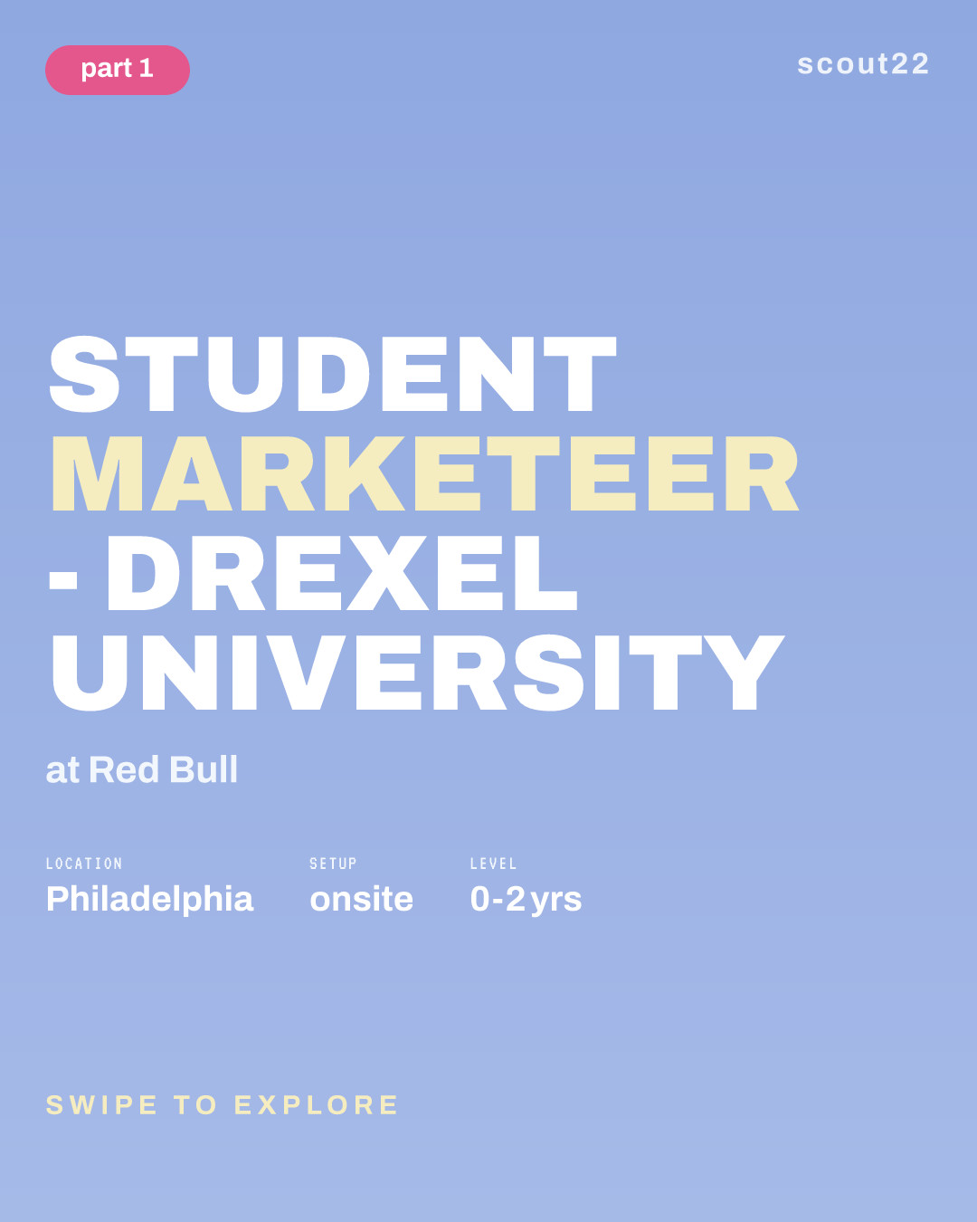 Student Marketeer - Drexel University at Red Bull