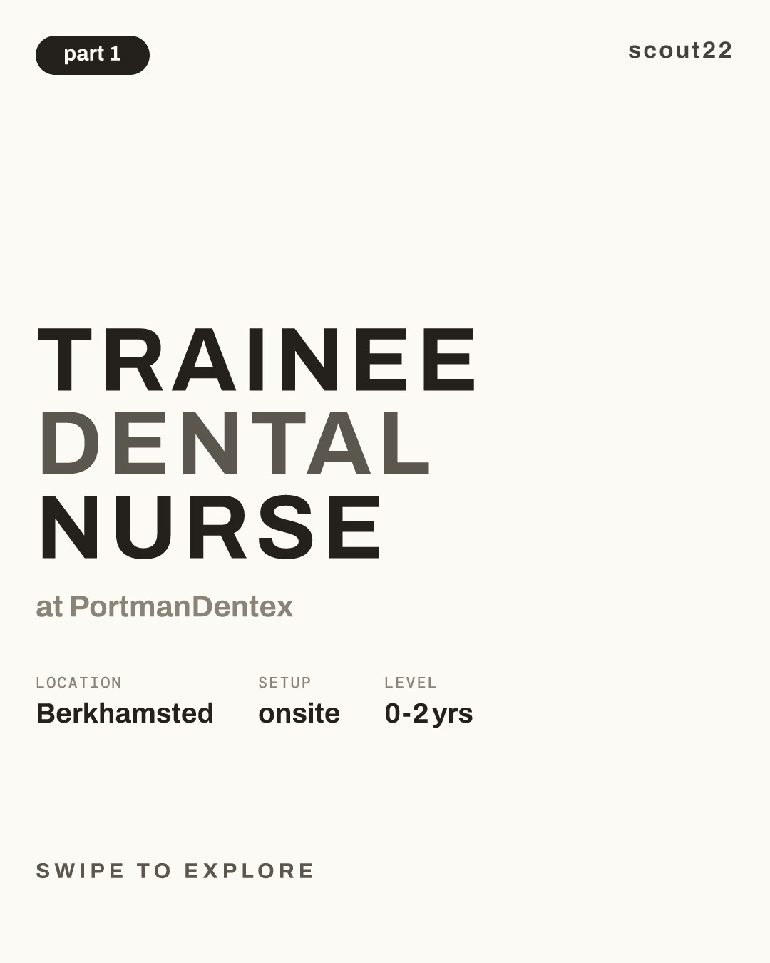 Trainee Dental Nurse at PortmanDentex