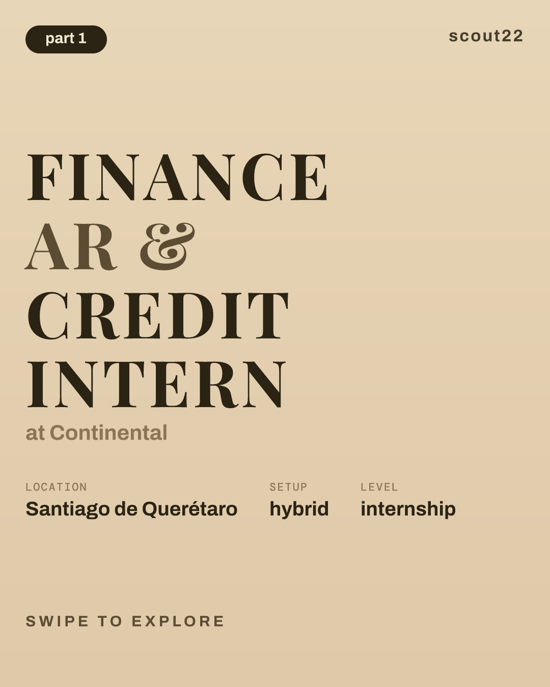 Finance AR & Credit Intern at Continental