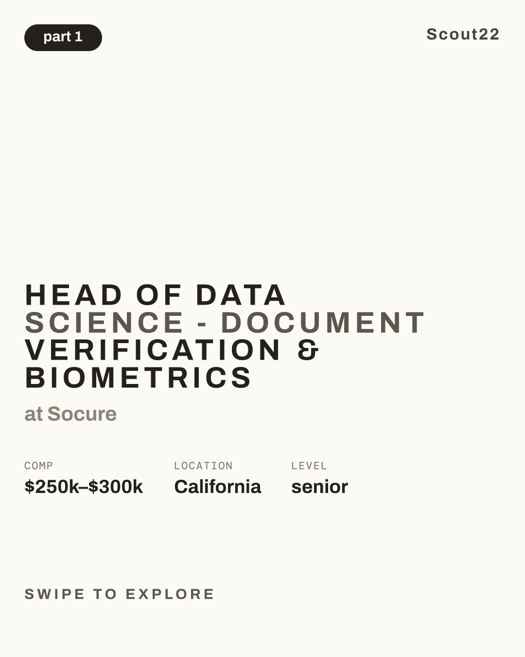 Head of Data Science - Document Verification & Biometrics at Socure