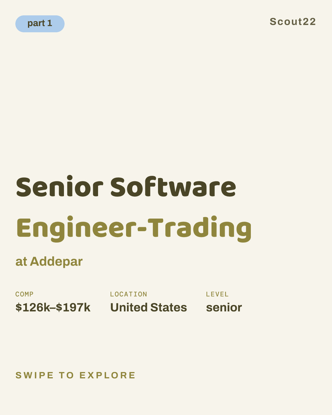 Senior Software Engineer-Trading at Addepar