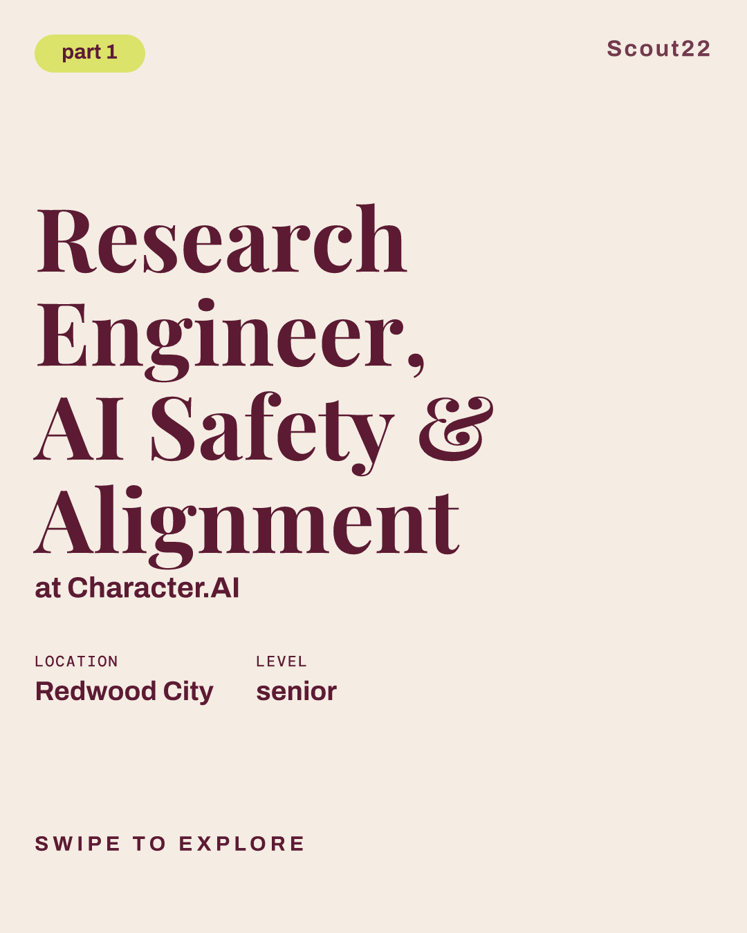 Research Engineer, AI Safety & Alignment at Character.AI