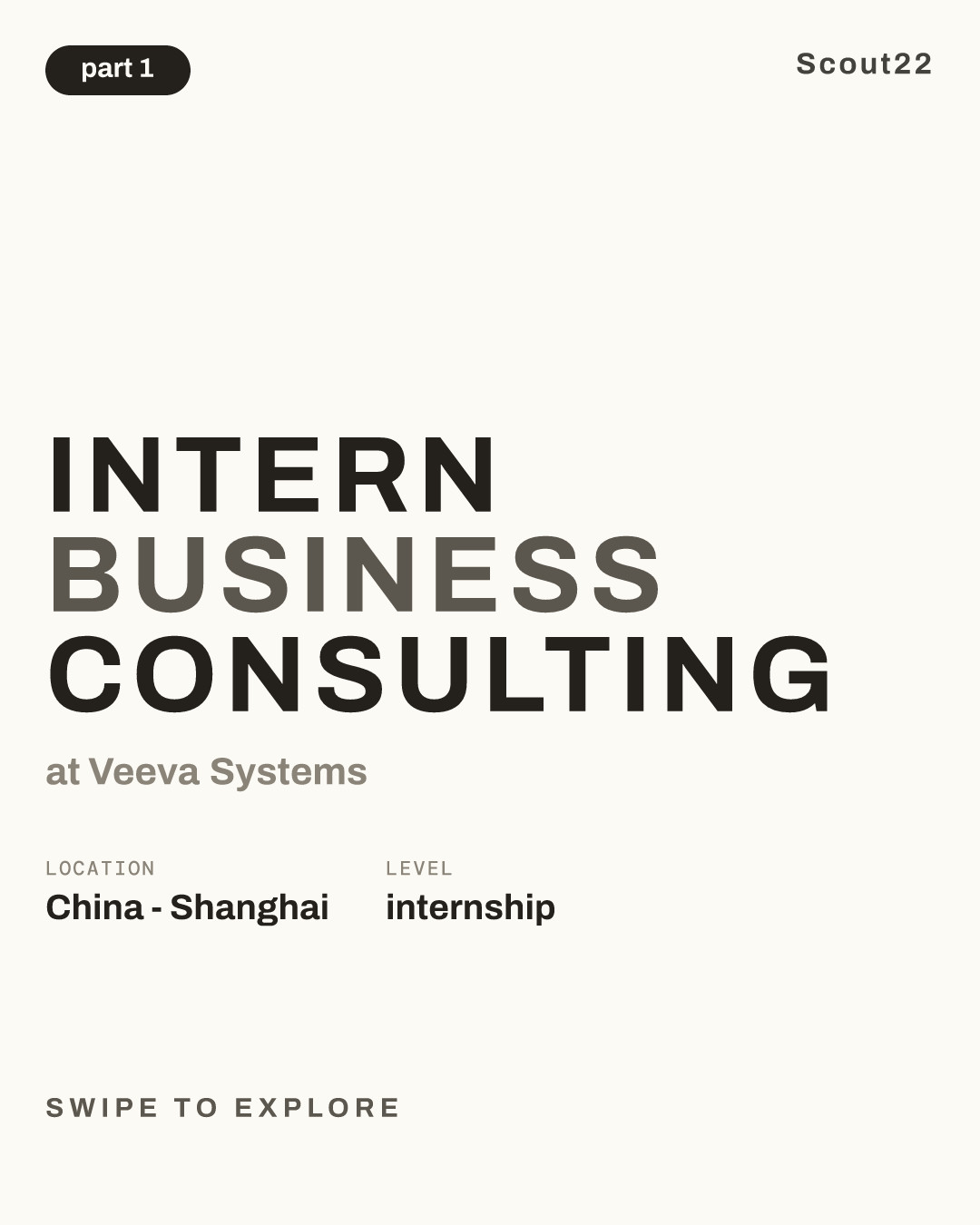 Intern Business Consulting at Veeva Systems