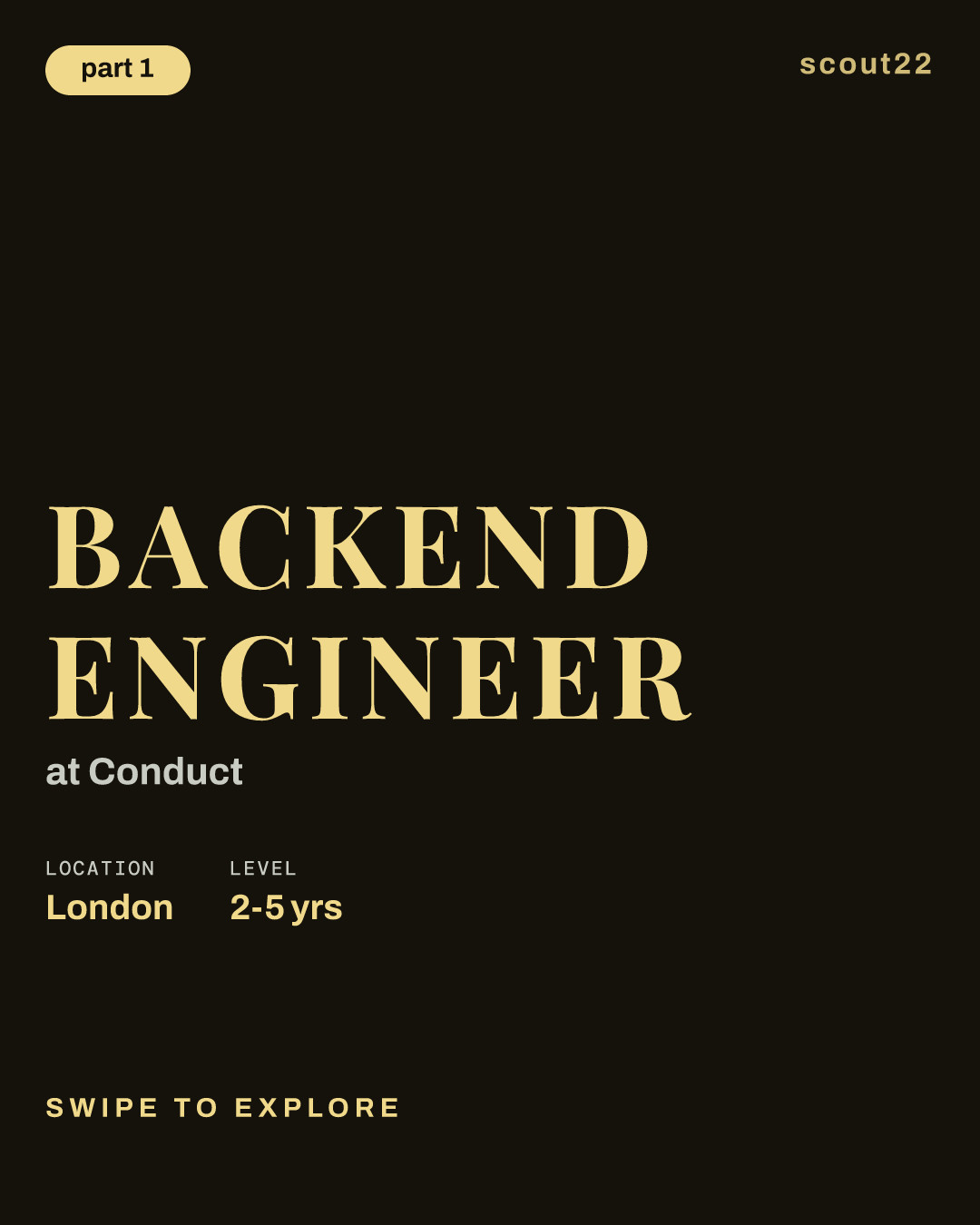 Backend Engineer at Conduct
