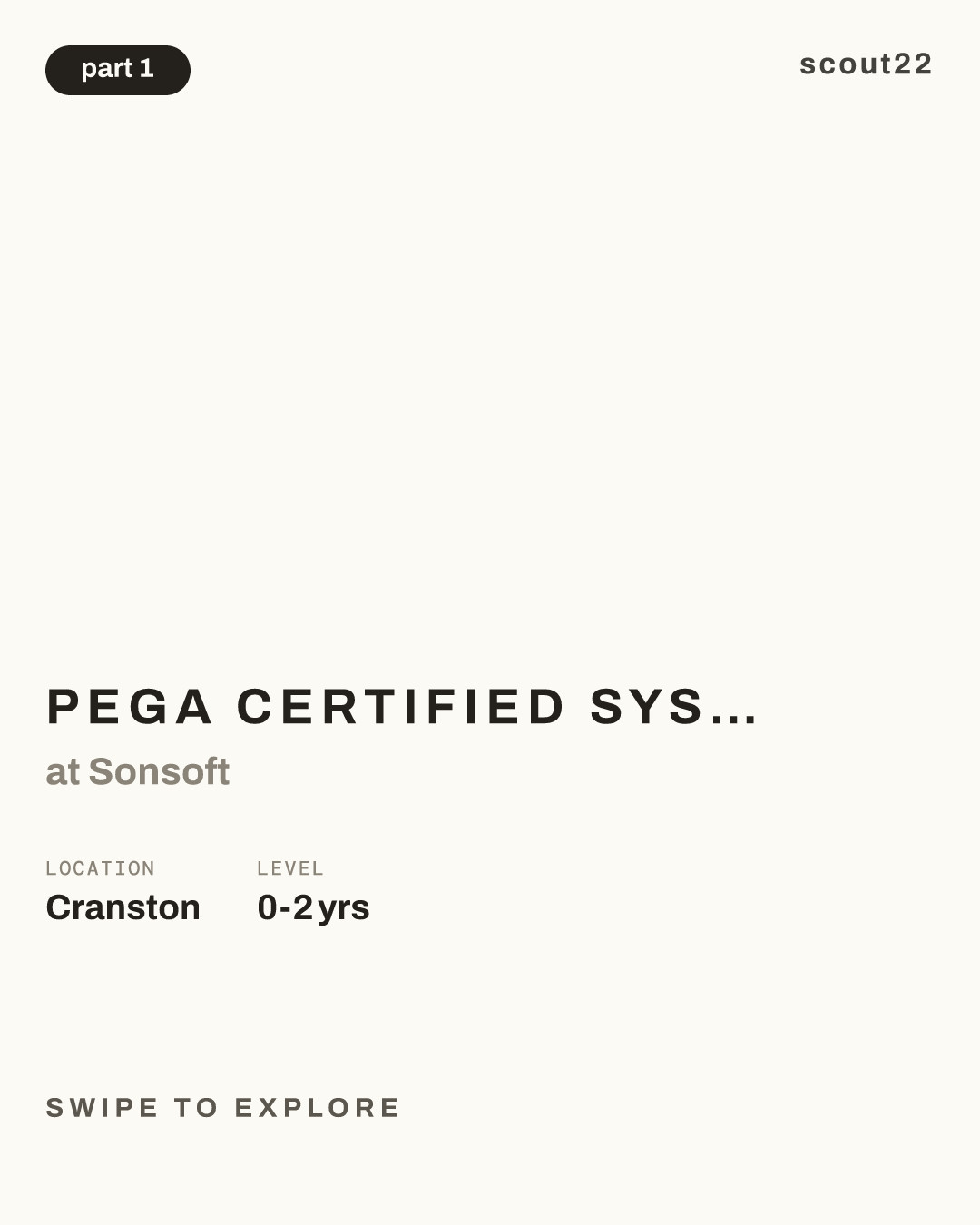 Pega Certified Systems Architect (Jr.) at Sonsoft