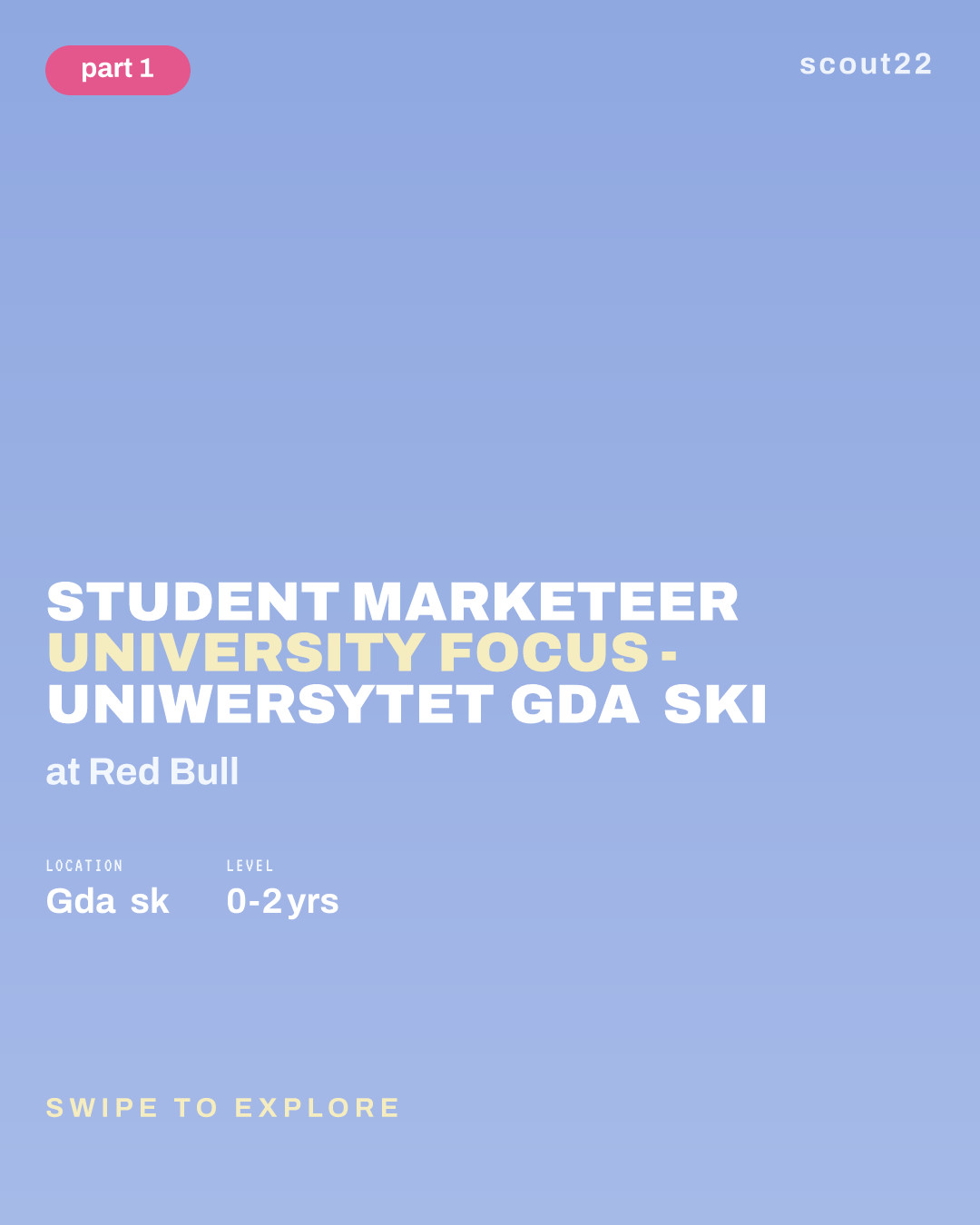 Student Marketeer University Focus - Uniwersytet Gdański at Red Bull