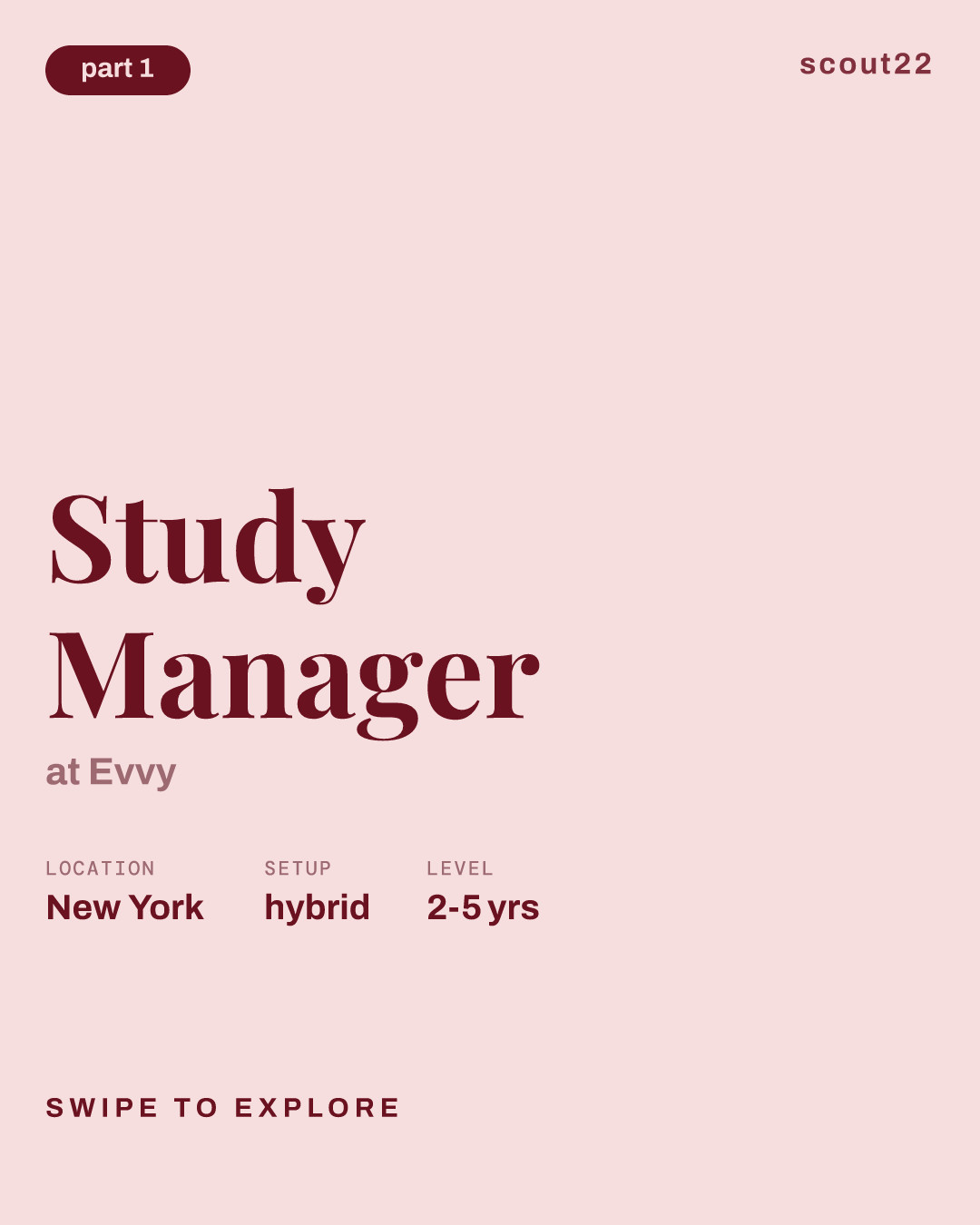 Study Manager at Evvy