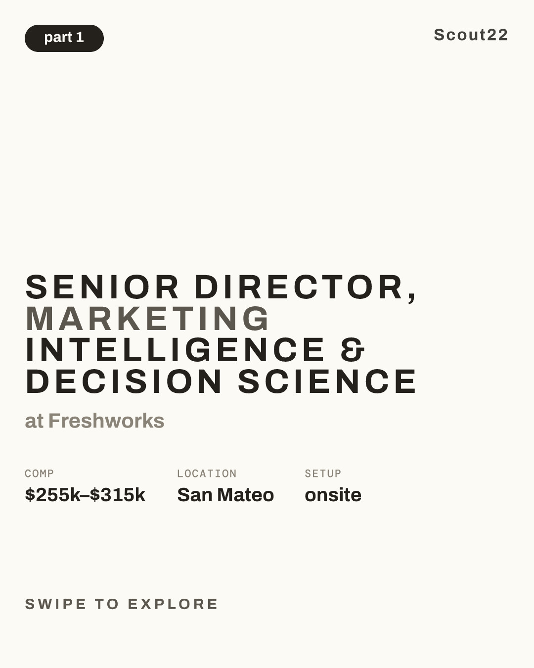 Senior Director, Marketing Intelligence & Decision Science at Freshworks