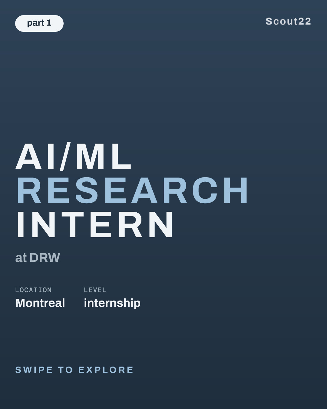 AI/ML Research Intern at DRW